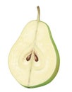 Piece of pear
