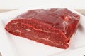 Raw dry aged flank steak Royalty Free Stock Photo