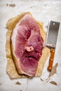 Piece of raw meat Royalty Free Stock Photo