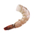 Piece of raw shrimp. Royalty Free Stock Photo