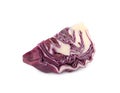 Piece of ripe red cabbage Royalty Free Stock Photo