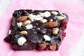 Rocky road chocolate bark