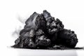 Piece smoldering coal. Generate Ai