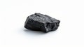 Piece Of Smoldering Coal Isolated On White Background Royalty Free Stock Photo