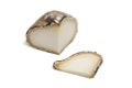 Piece of Spanish Manchego cheese Royalty Free Stock Photo