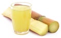 Piece of sugarcane juice Royalty Free Stock Photo