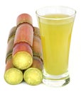 Piece of sugarcane juice