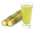 Piece of sugarcane juice Royalty Free Stock Photo