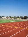 A piece of track and field Royalty Free Stock Photo