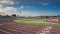 A piece of track and field Royalty Free Stock Photo