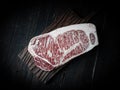 Piece of Wagyu beef steak. Japanese premium product