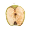 Piece of withering apple Royalty Free Stock Photo
