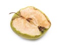 Piece of withering apple Royalty Free Stock Photo
