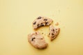 Pieces of broken cookie, diet, part, sharing