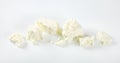 Crumbly white cheese Royalty Free Stock Photo