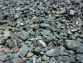 Pieces of crushed stone Royalty Free Stock Photo