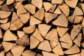 Pieces firewood Royalty Free Stock Photo