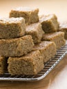 Pieces of Flapjack Royalty Free Stock Photo