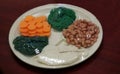 Healt food plate sample