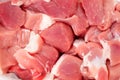 Pieces of fresh raw meat Royalty Free Stock Photo
