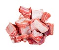 Pieces of fresh uncooked pork ribs Royalty Free Stock Photo