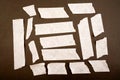 Pieces of masking tape Royalty Free Stock Photo
