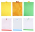 Pieces of notepaper Royalty Free Stock Photo