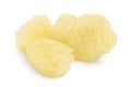 Pieces of pomelo isolated on white background Royalty Free Stock Photo