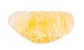 Pieces of pomelo isolated on white background Royalty Free Stock Photo
