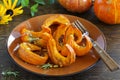 Pieces roasted pumpkin seeds Royalty Free Stock Photo