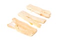 Pieces of salt cod fish Royalty Free Stock Photo