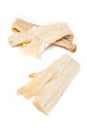 Pieces of salt cod fish Royalty Free Stock Photo