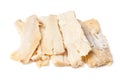 Pieces of salted cod fish Royalty Free Stock Photo