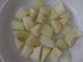 Pieces of sweet honey dew melon Royalty Free Stock Photo