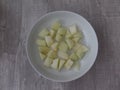 Pieces of sweet honey dew melon Royalty Free Stock Photo