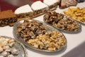 Pieces of a Typical Italian Christmas Cake: Tuscan Panforte of Siena