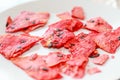 Pieces of Water melon dried