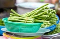 Pieces Of Yardlong Bean. Royalty Free Stock Photo