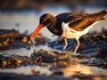 Pied Oystercatcher Made With Generative AI illustration