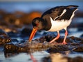 Pied Oystercatcher Made With Generative AI illustration