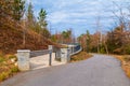 Piedmont Park Trail and footpath to Grand Arbor, Atlanta, USA Royalty Free Stock Photo