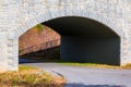 Piedmont Park Trail and stone bridge closeup, Atlanta, USA Royalty Free Stock Photo