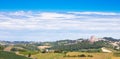 Piedmont region, Italy. Countryside landscape in Langhe area Royalty Free Stock Photo