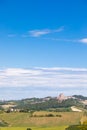 Piedmont region, Italy. Countryside landscape in Langhe area Royalty Free Stock Photo