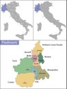 Piedmont is a region in northwest Italy