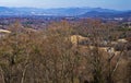 Piedmont Valley and Blue Ridge Mountains Royalty Free Stock Photo