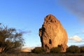Piedra Parada monolith in the Chubut valley, Argentina Royalty Free Stock Photo