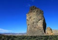 Piedra Parada monolith in the Chubut valley, Argentina Royalty Free Stock Photo