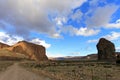 Piedra Parada monolith in the Chubut valley, Argentina