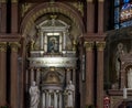 Piekary Sl, Poland, July 27, 2022: Interior of the Basilica at Sanctuary of Mary, Mother of Love and Social Justice in Piekary